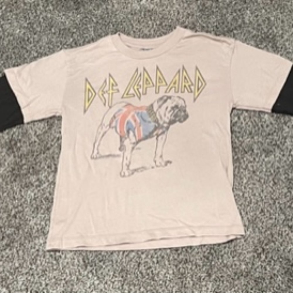 Def Leppard Gap Junk Food Long Sleeved T-Shirt